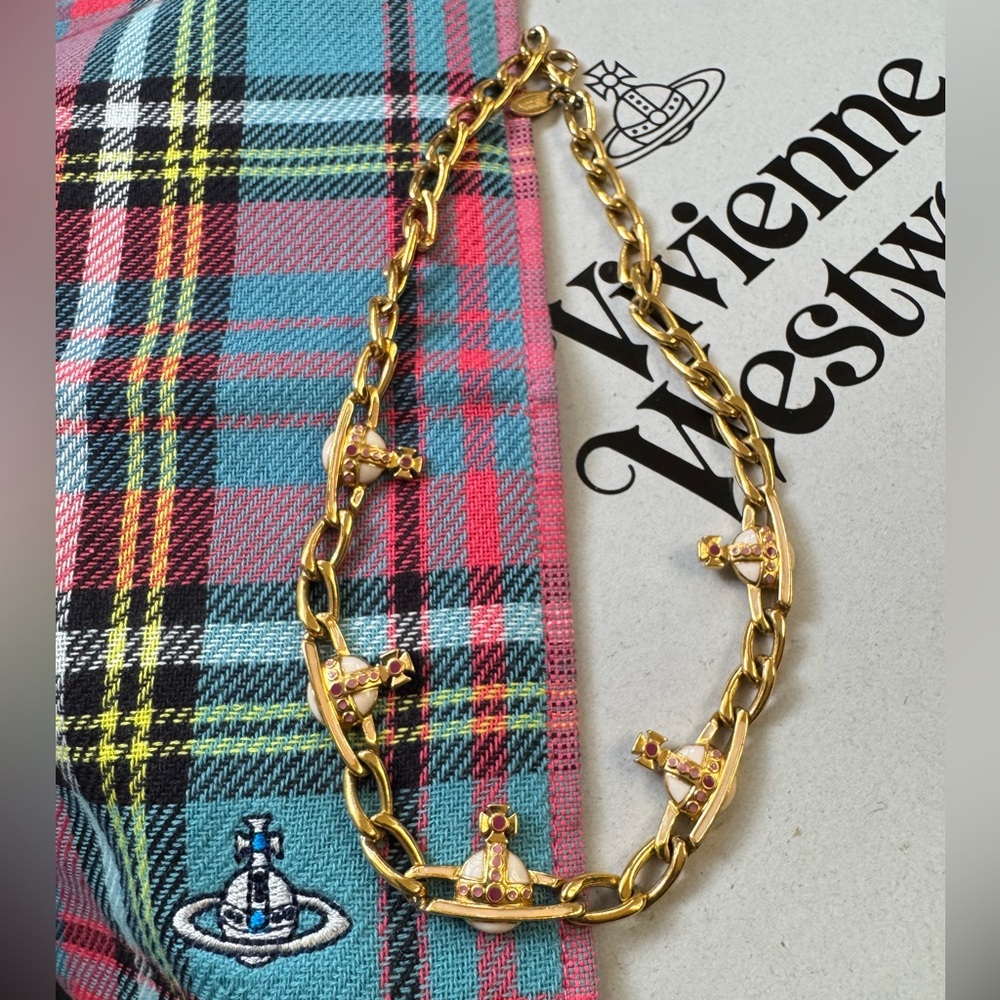 Rare Vivienne Westwood necklace choker ORB Vintage item year 1999